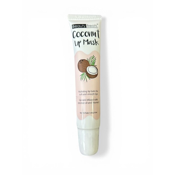 Beauty Treats Coconut Lip Mask Hydrating Lip Balm 24pc Full Retail Display Set - Picture 3 of 5